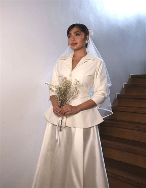 Andrea Brillantes' Bridal Outfit at Kim Soo Hyun's Manila Fan .
